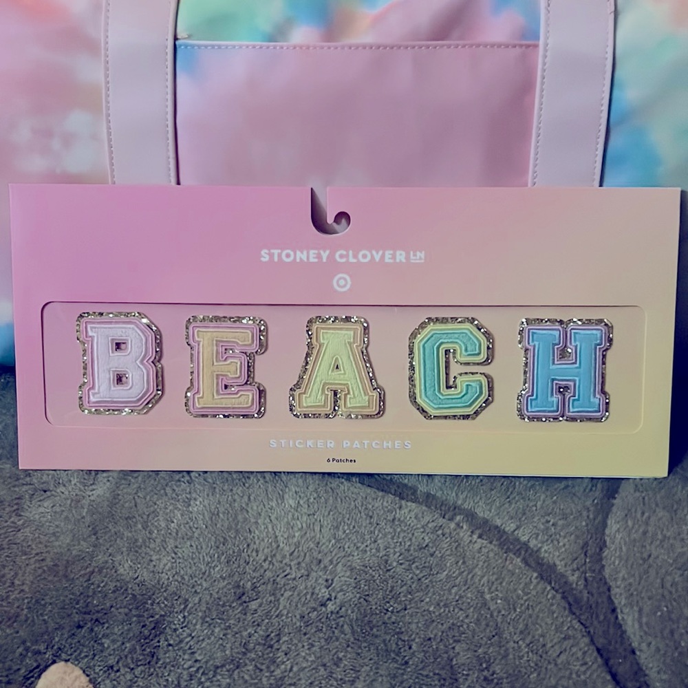 Stoney Clover Lane x Target BEACH Patch Letters